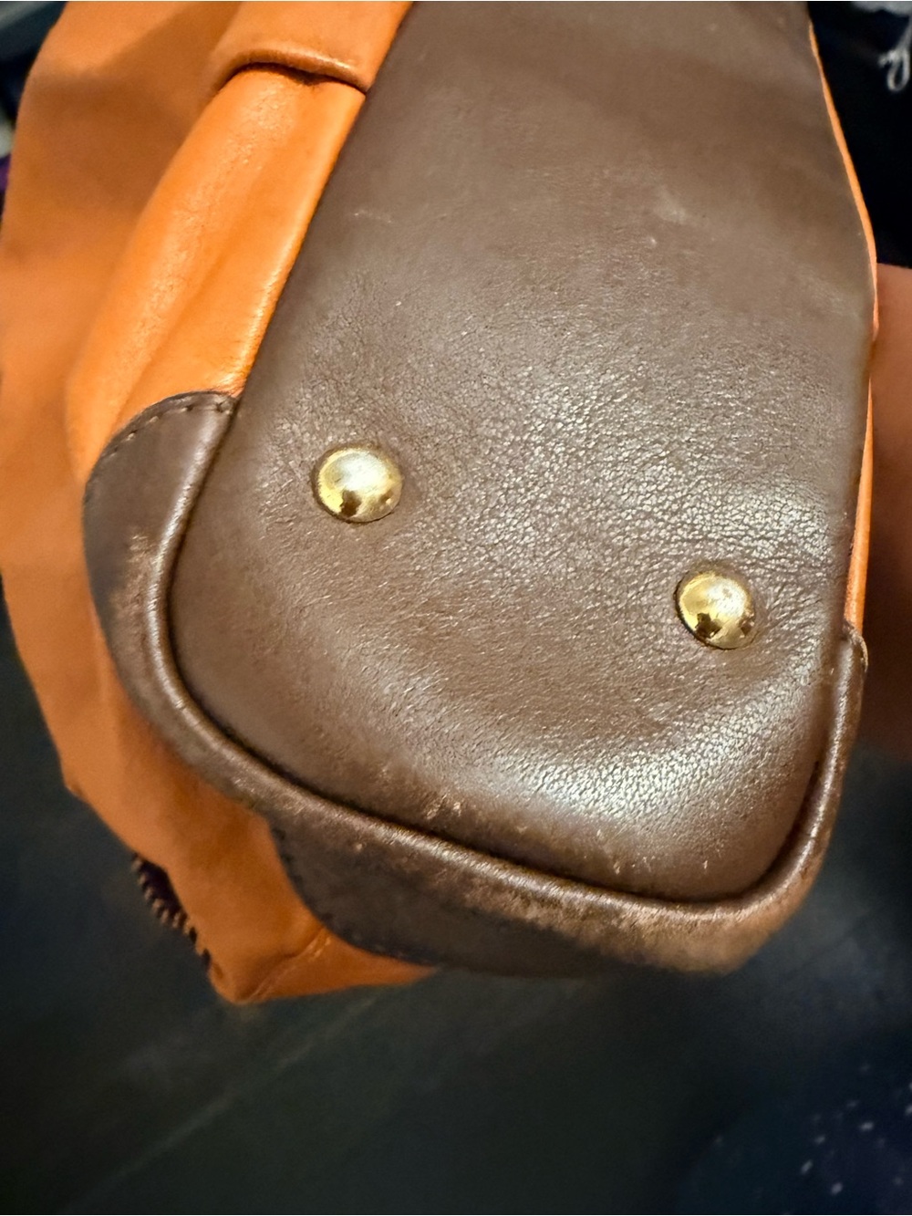 MCM Cognac Leather Tote with Dark Brown Handles - Picture 15 of 16
